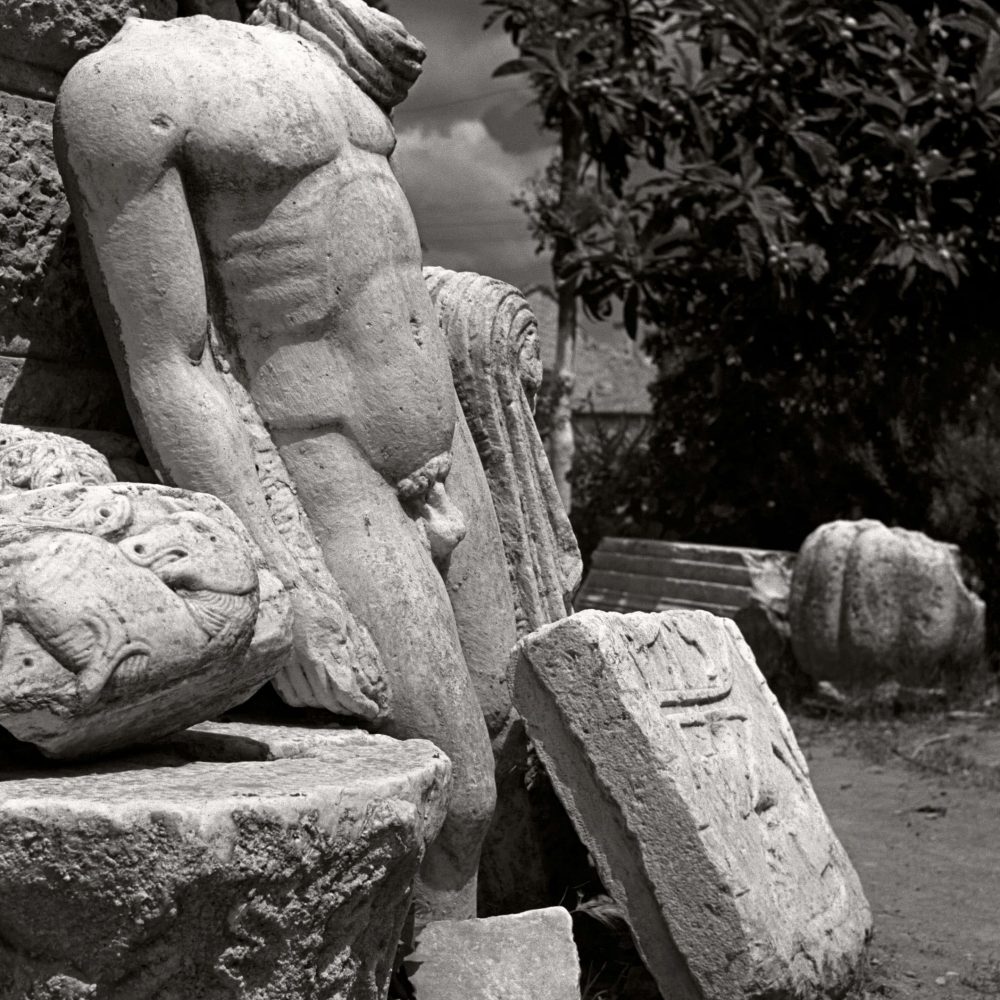 HERBERT LIST<br>"Torso en el jardín  del Museo de Calcis"
