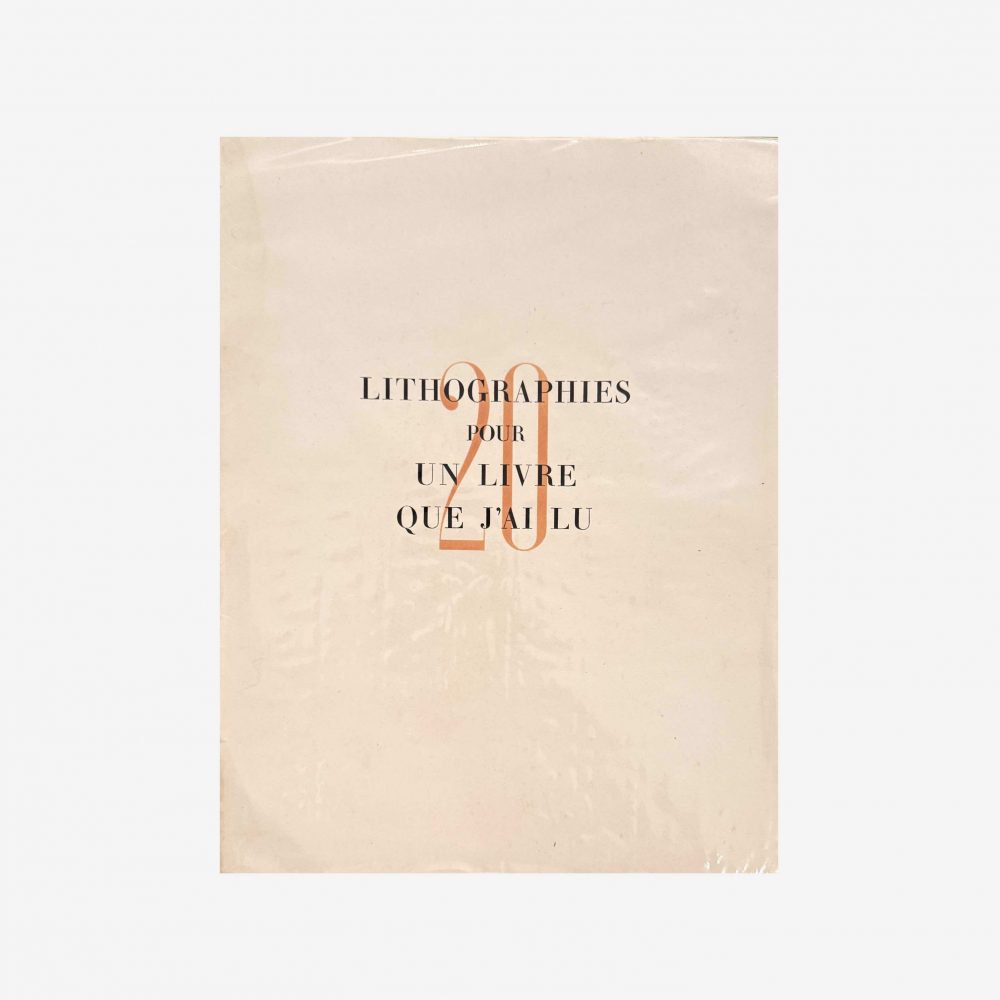 ​ROLAND CAILLAUX<br>"Vingt lithographies pour un livre que j’ai lu"