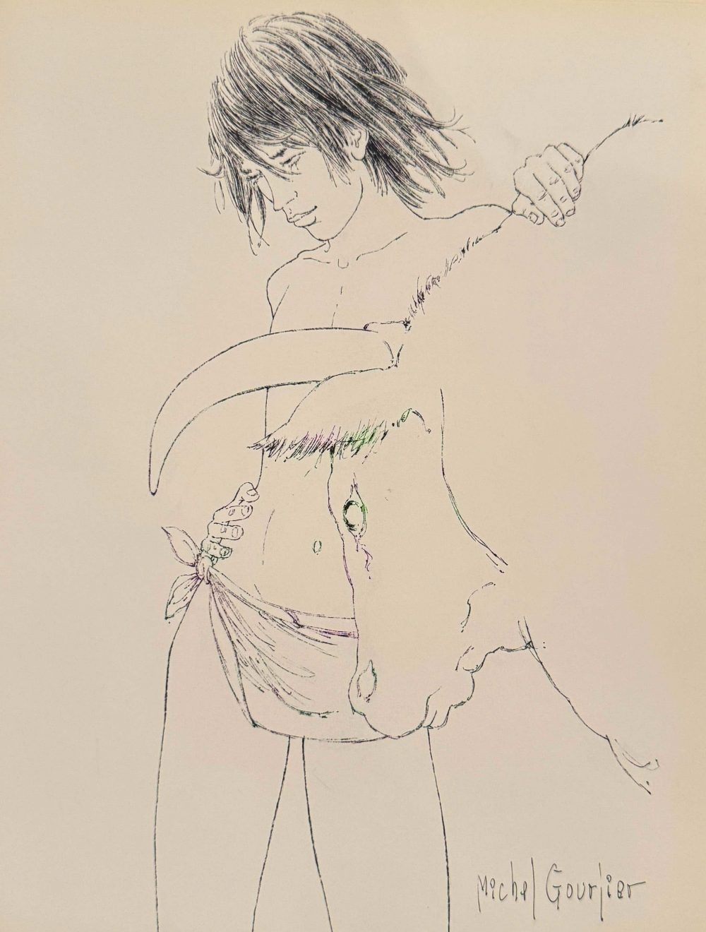 MIchel Gourlier - 40 Dessin Inédits