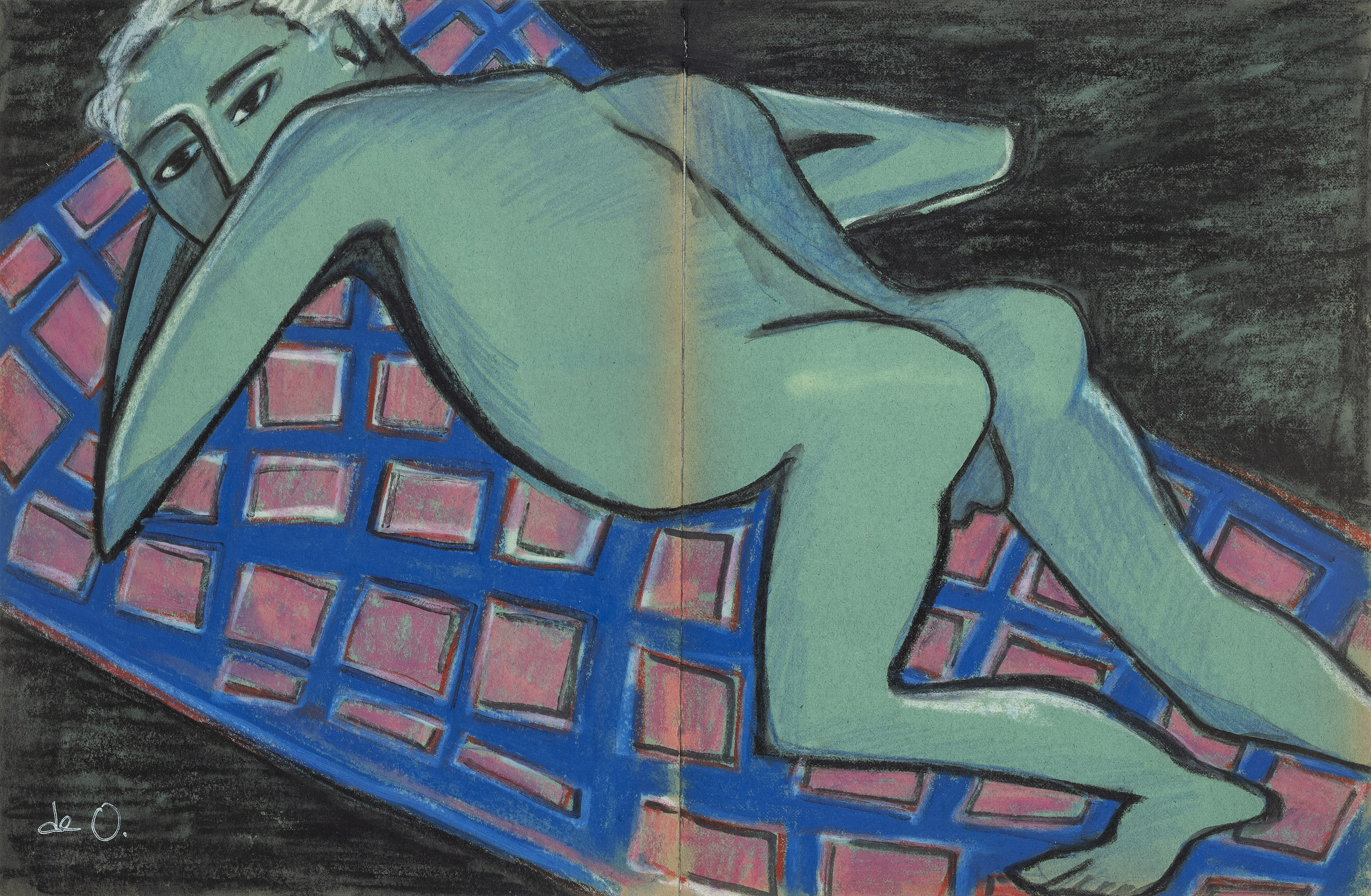 Hombre tumbado sobre Colcha - Costus Juan de O. Imago deI