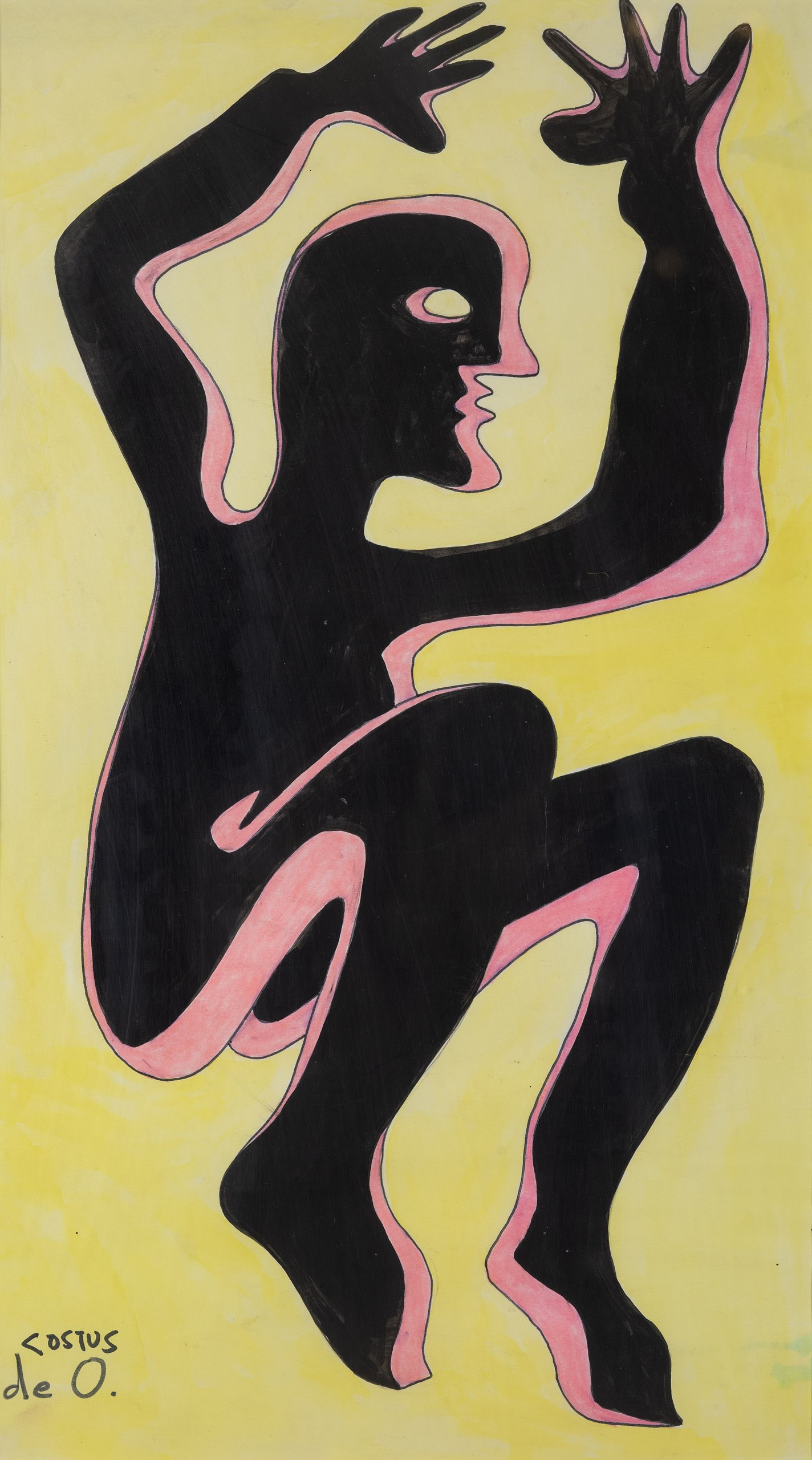 Silueta Negra y Rosa - Costus Juan de O. Imago dei