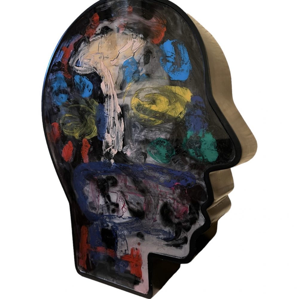 Héctor López <br>"Cara Abstracta II"