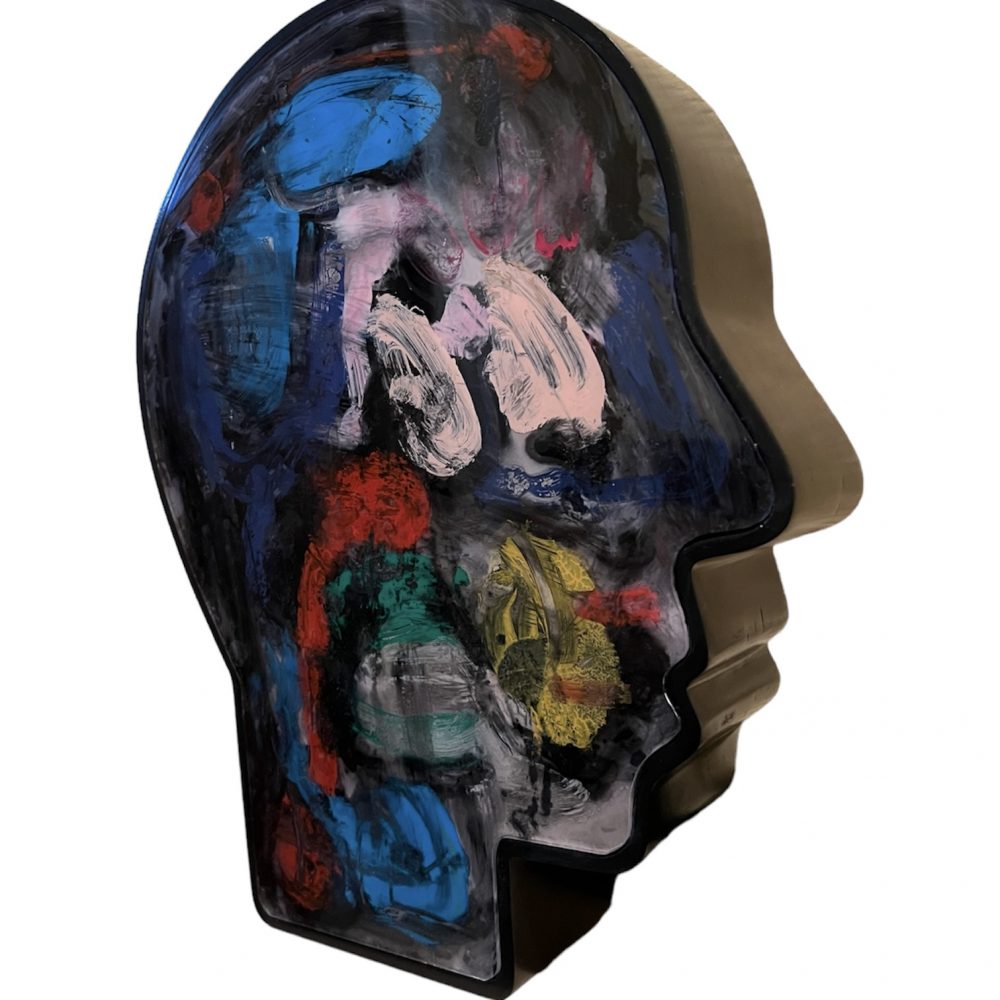 Héctor López <br>"Cara Abstracta I"