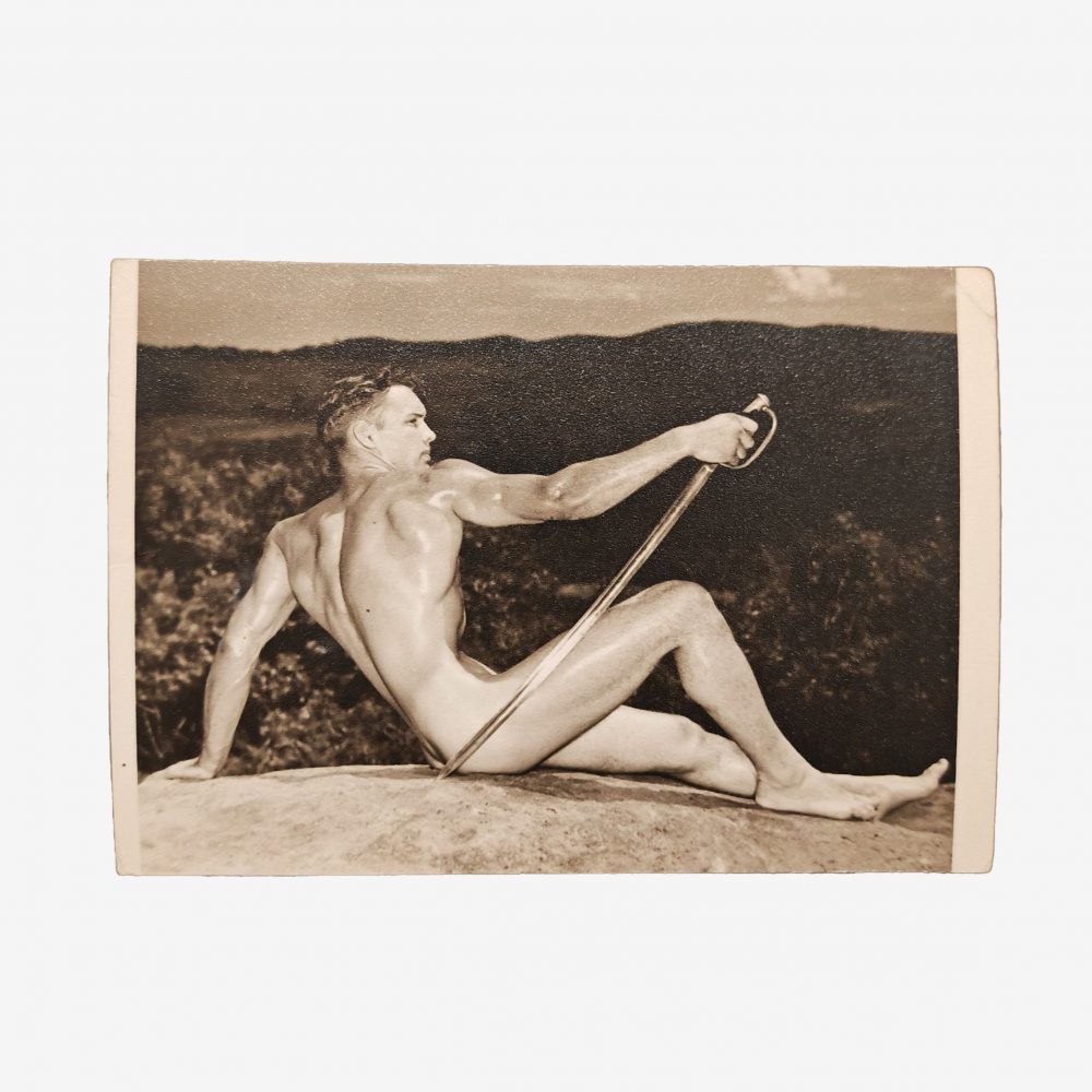 Western Photography Guild <br>"Johnny Shutter with Sword"