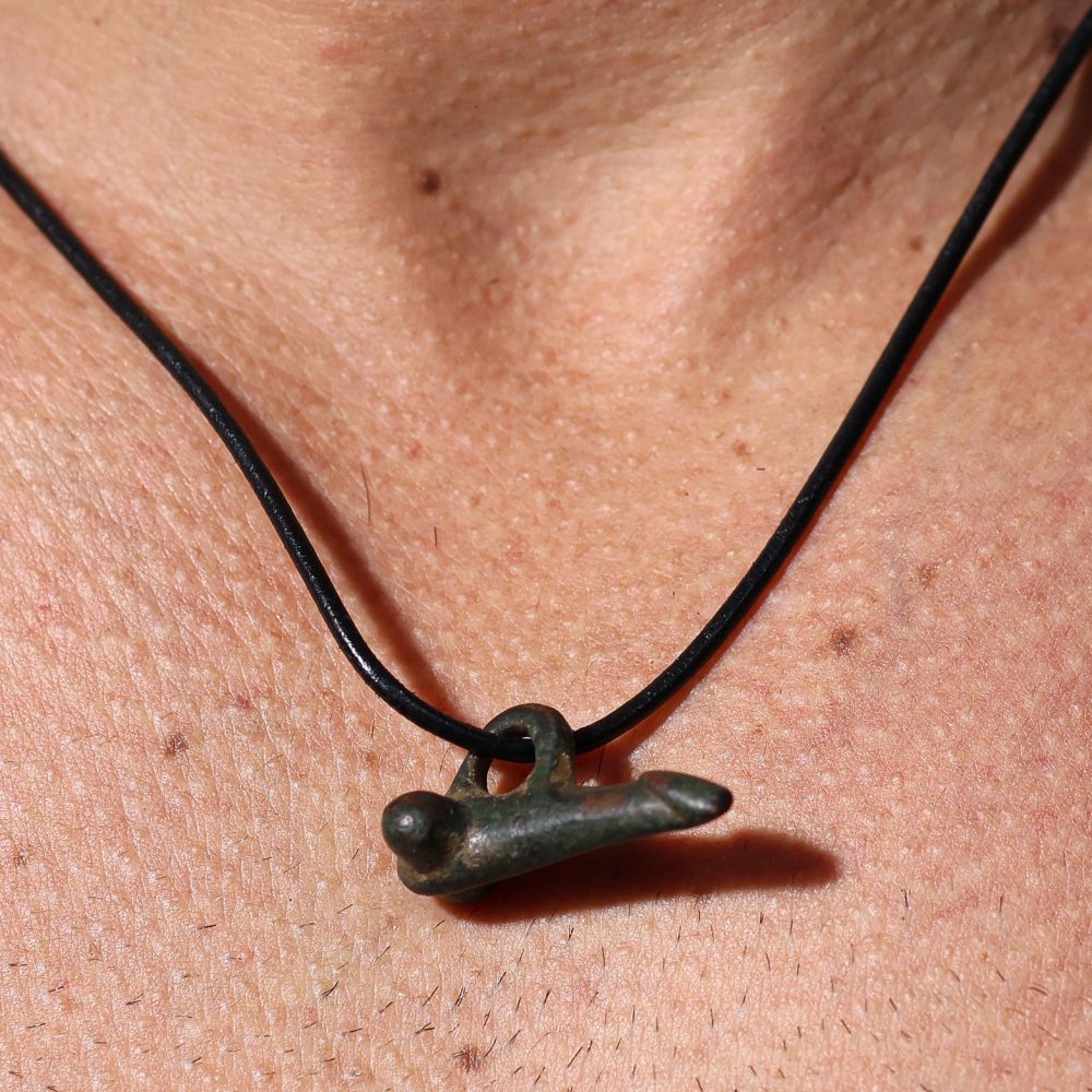 Ancient Roman - Phallic amulet necklace (MF293)