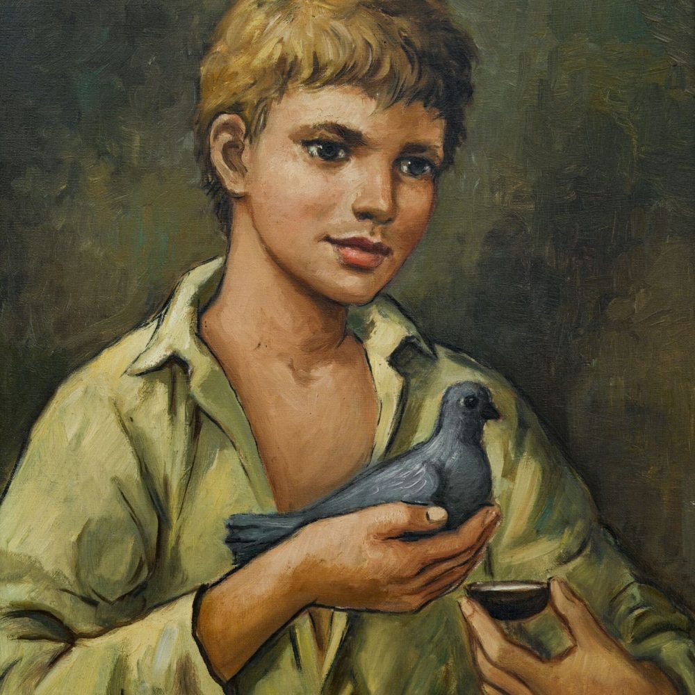 Antonin Ivanovitch (Anatola) Soungouroff - Gosse au pigeon