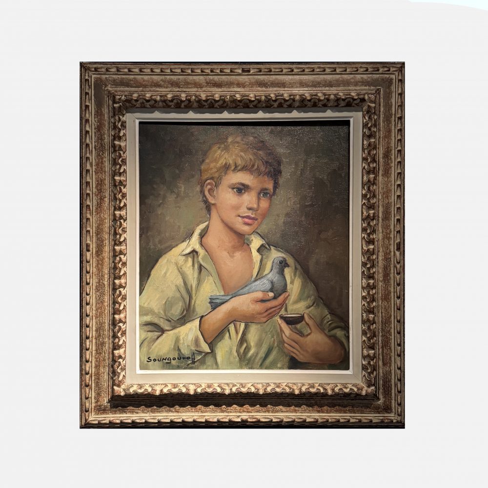 Antonin Ivanovitch (Anatola) Soungouroff - Gosse au pigeon