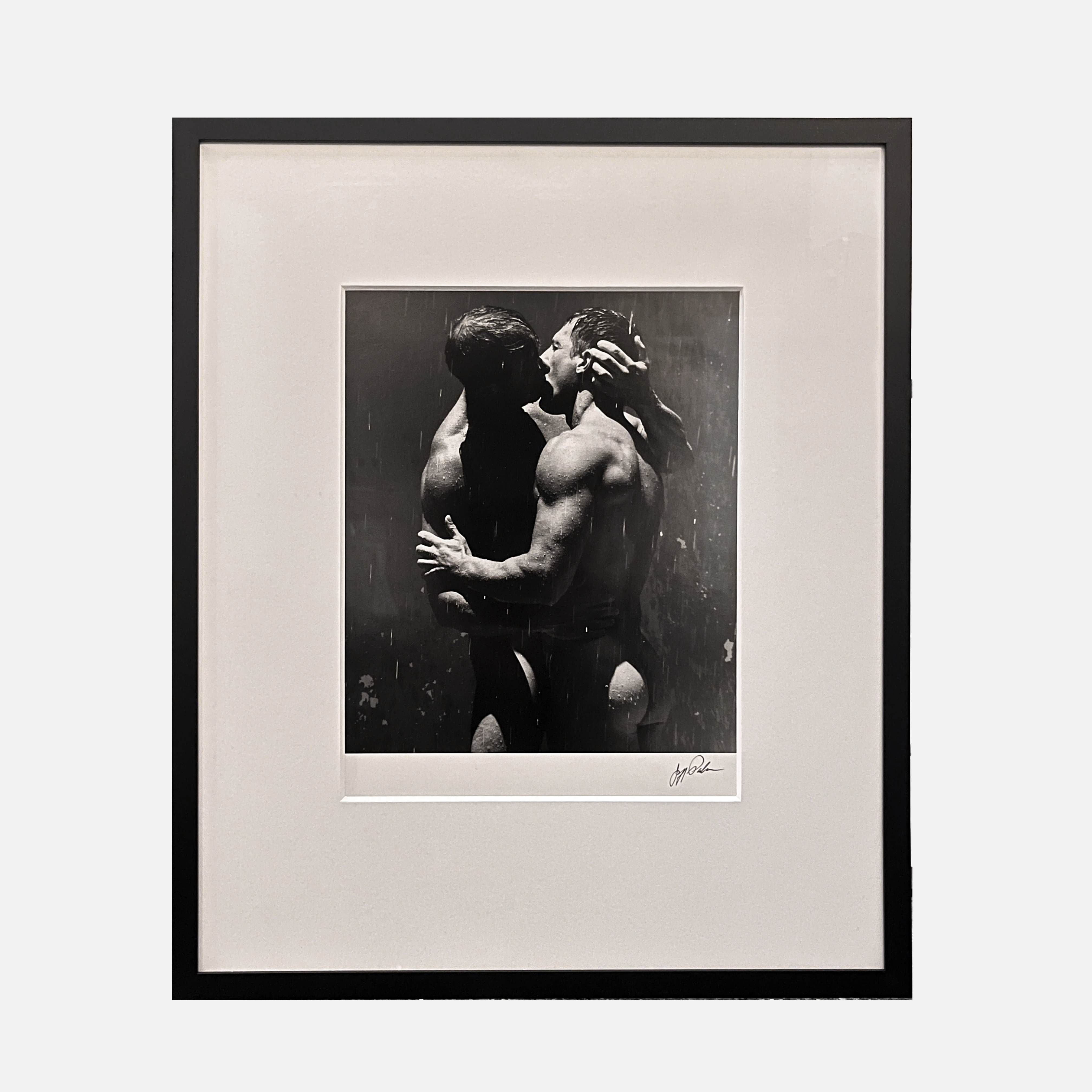 Jeff Palmer The Kiss detail silver gelatin photograph