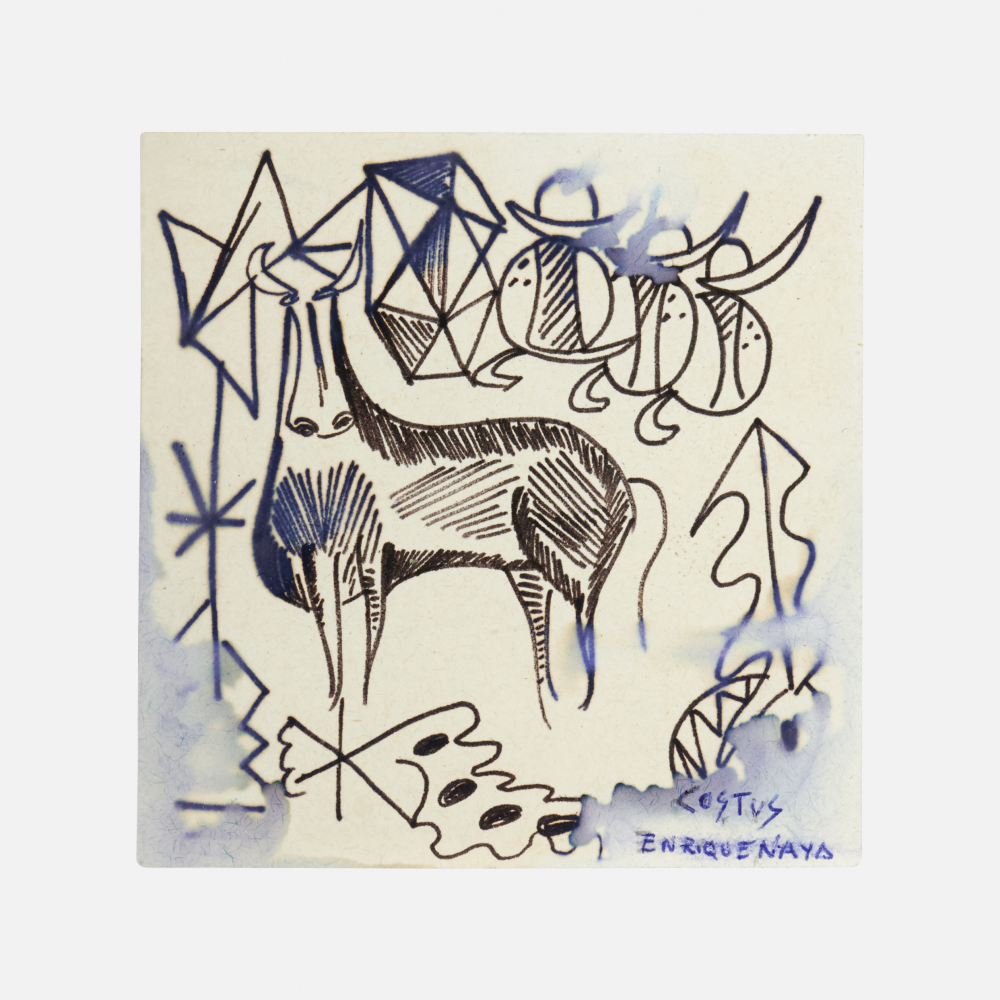Toro COS-063 Rotulador sobre papel 10 x 10 cm Costus La Movida Madrileña SOLD