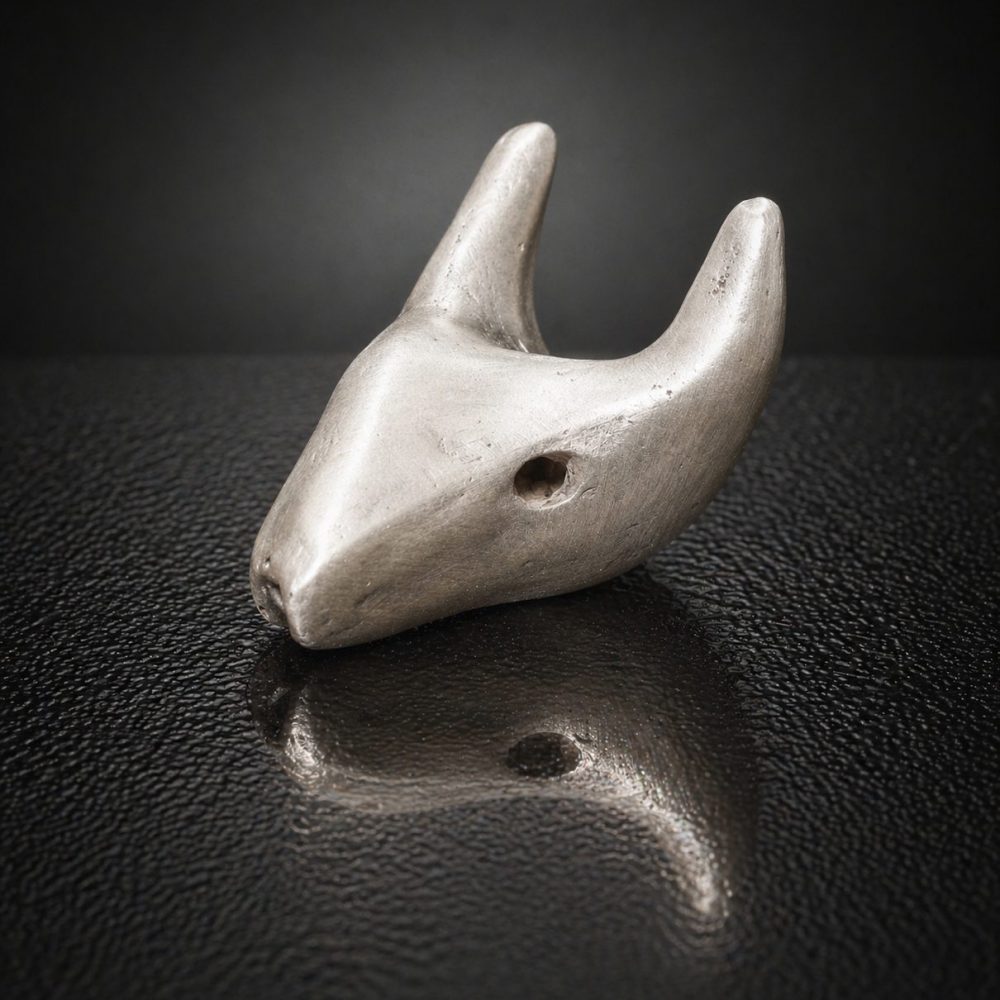 COSTUS Bull Necklace, silver jewelry artwork at IMAGO DEI Gallery